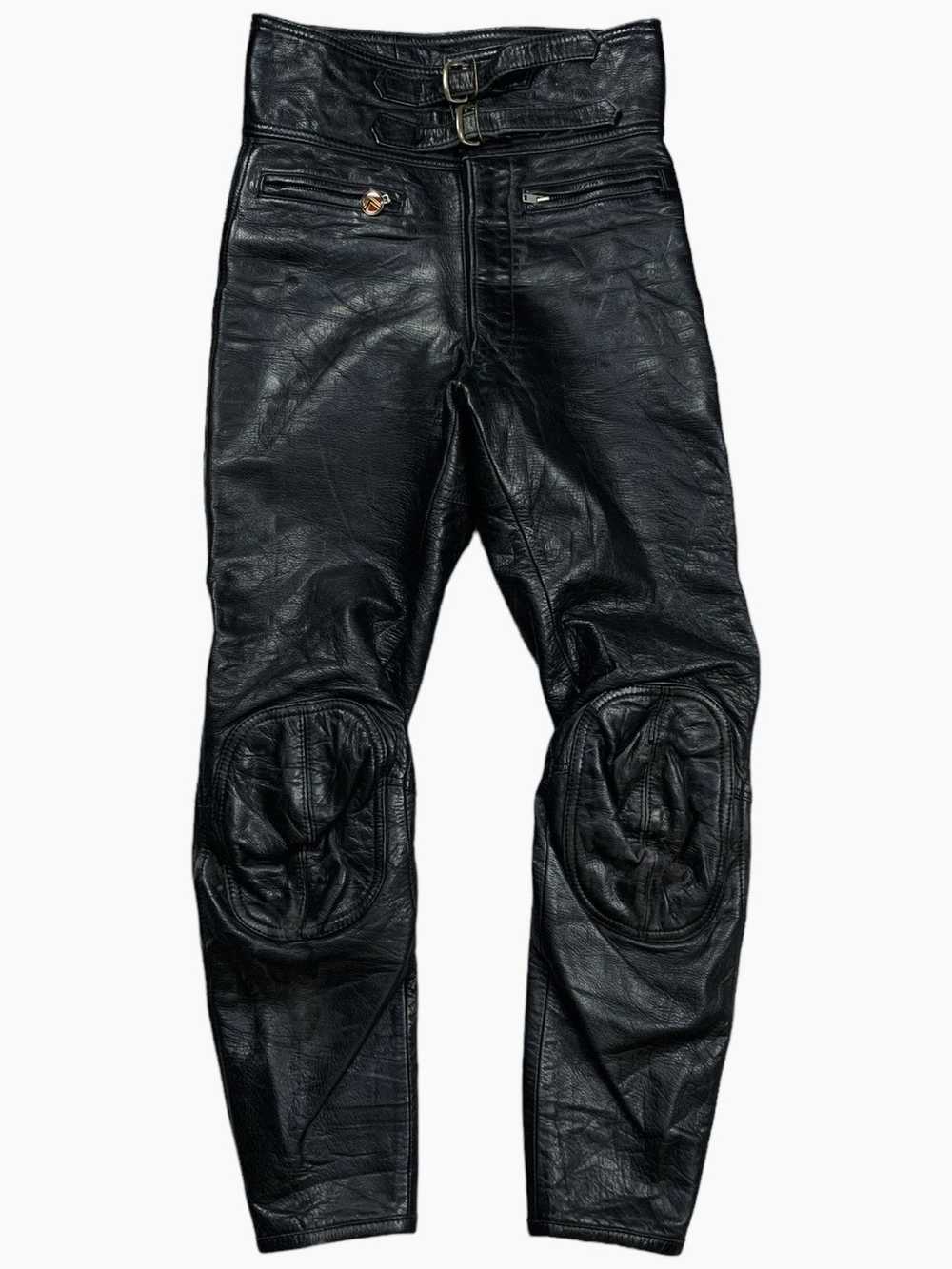 Japanese Brand × Kadoya 1980s Komine - Biker Leat… - image 1