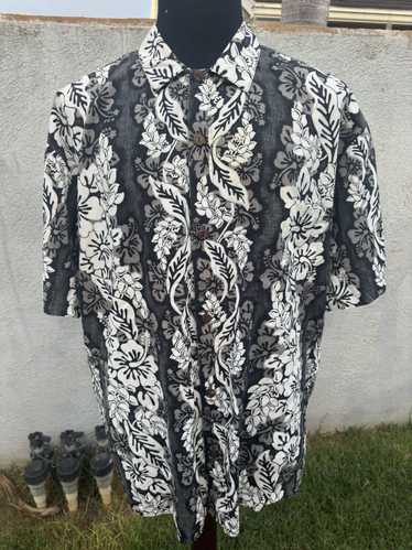 Hilo Hattie Hilo Hattie Hawaiian Shirt Black/White