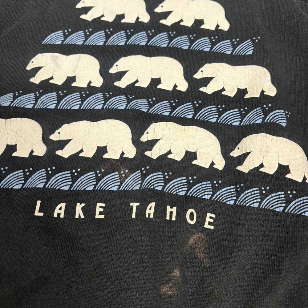 Hanes Vintage 90s Lake Tahoe Sweatshirt - image 4