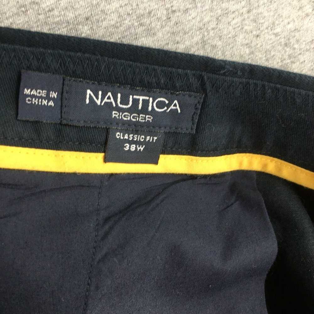 Nautica Bermuda Blue Preppy Style Rugger Linen Bl… - image 7