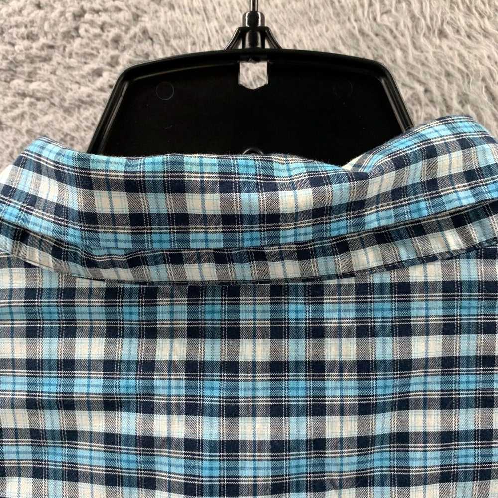 Vintage Premium Quality Women's XXL Plaid Button … - image 5