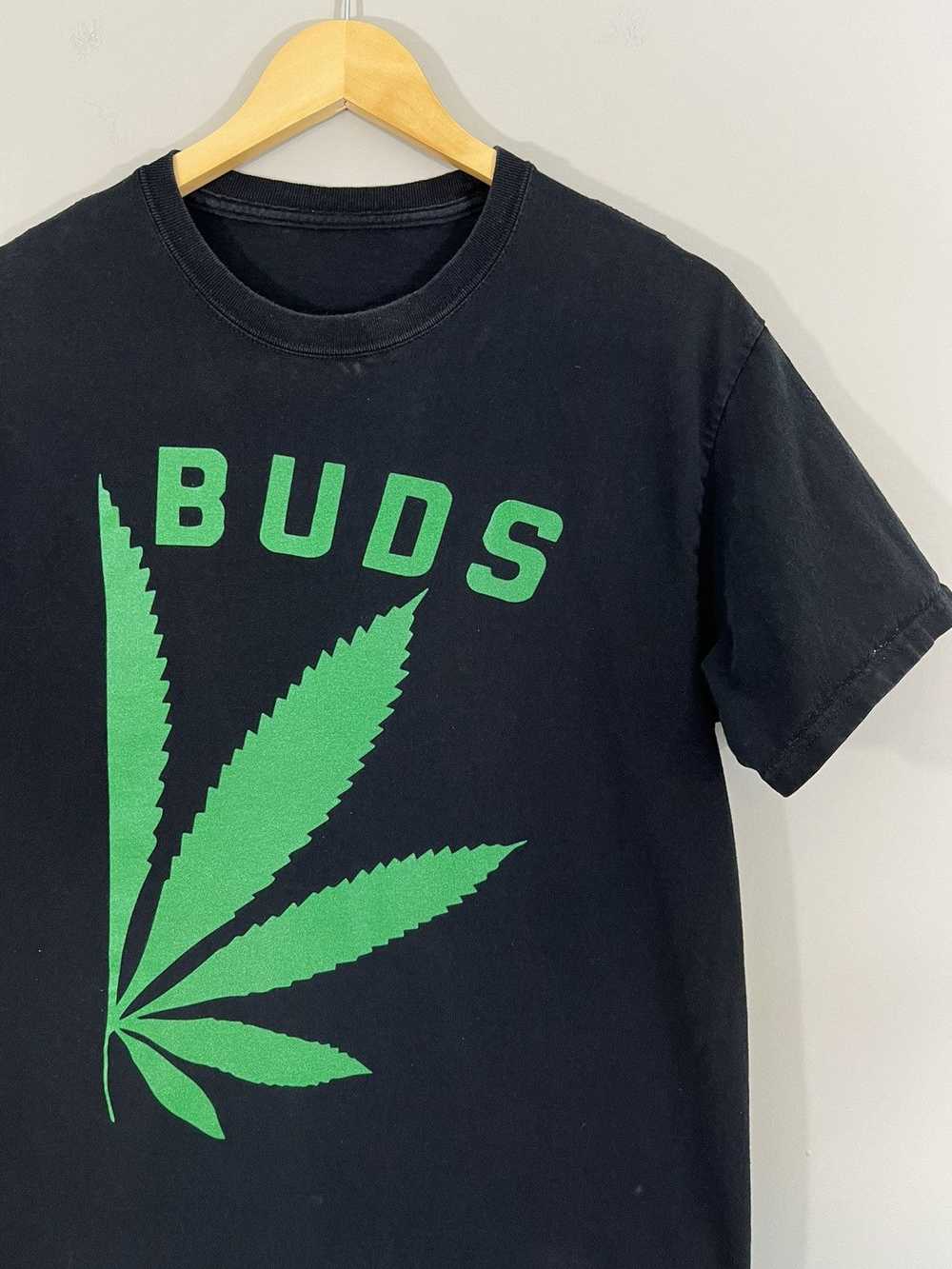 Vintage Vintage BUDS Marijuana Weed Leaf Distress… - image 2