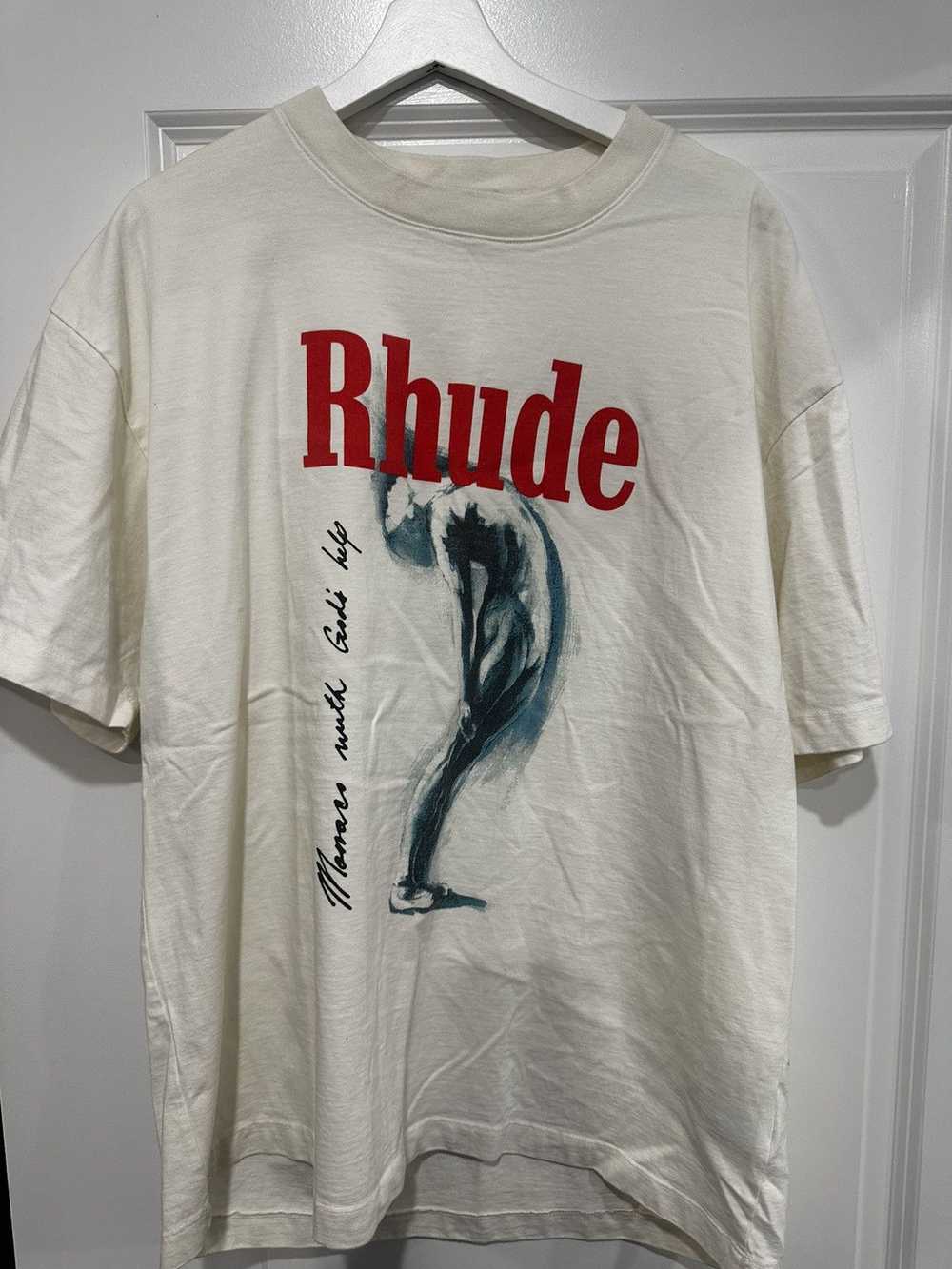 Rhude Rhude Gods help t shirt - image 1