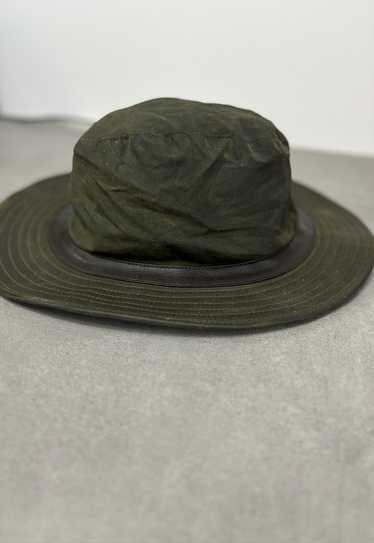 Vintage Barbour Waxed D592 Drifters/Bushman Hat