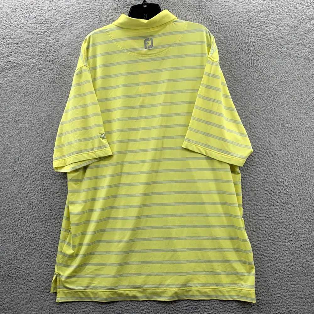 Footjoy Premium Mens XXL Stripe Pattern Yellow an… - image 2