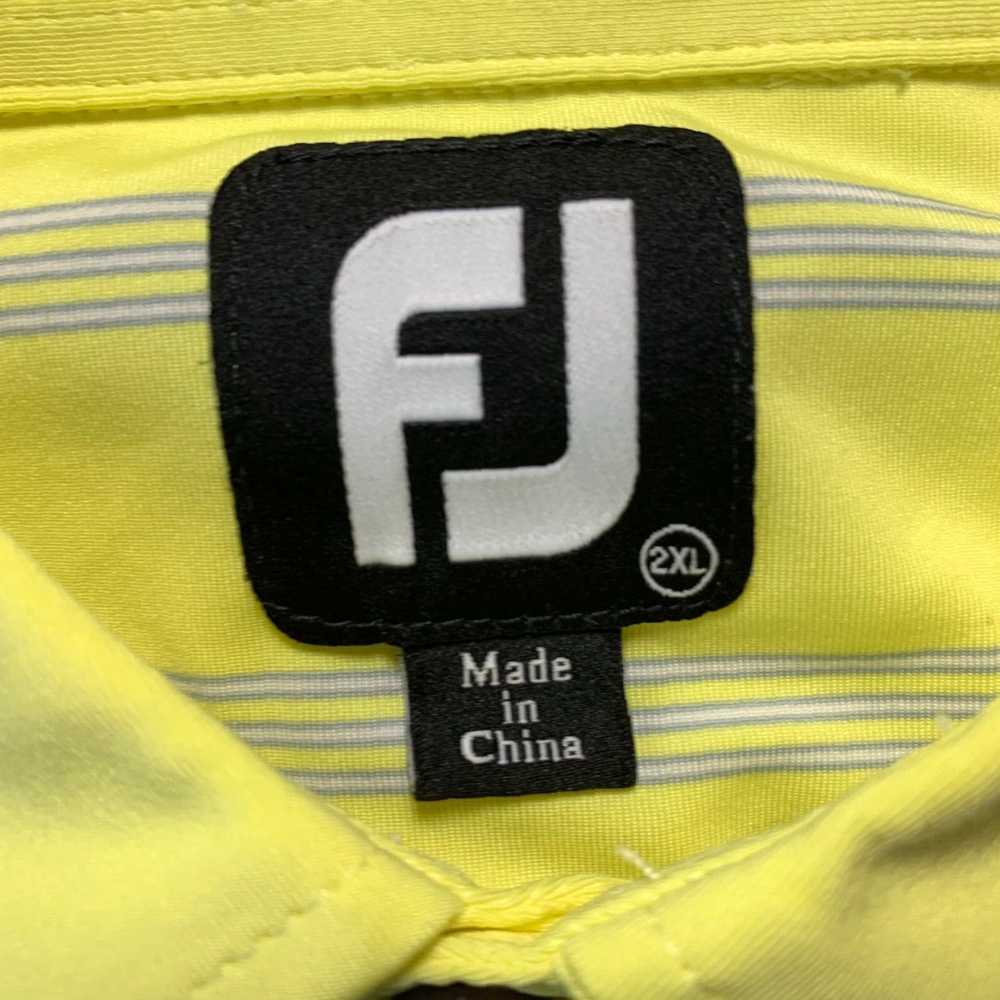 Footjoy Premium Mens XXL Stripe Pattern Yellow an… - image 3