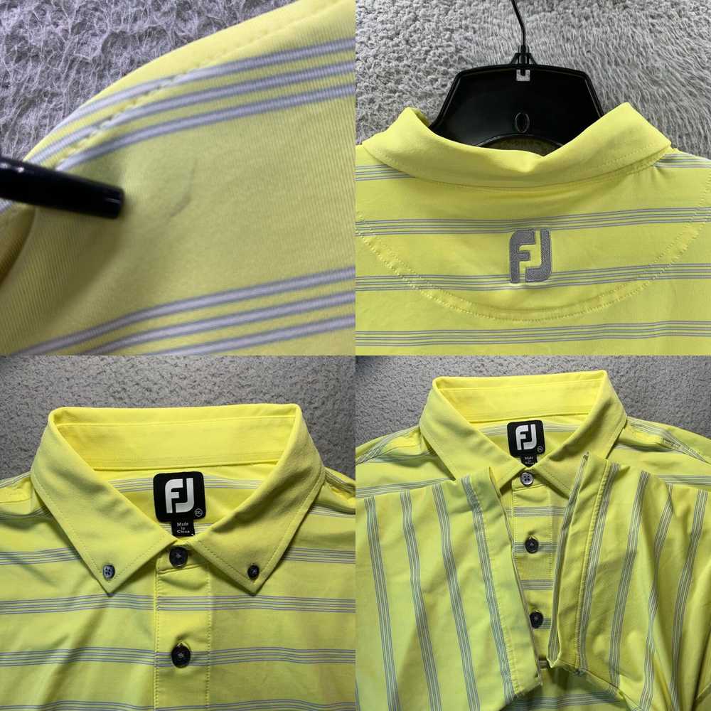 Footjoy Premium Mens XXL Stripe Pattern Yellow an… - image 8