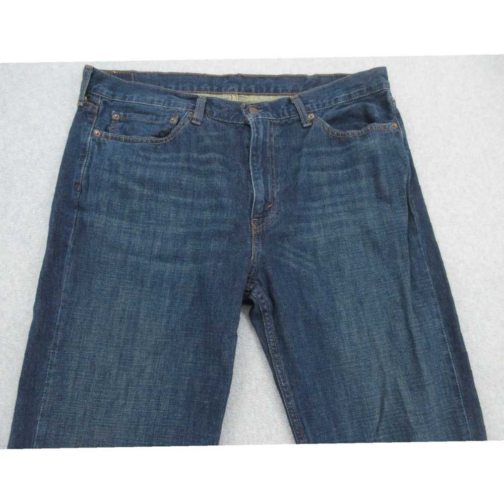 Levi's Mens Dark Wash Blue Denim Straight Fit 514… - image 2