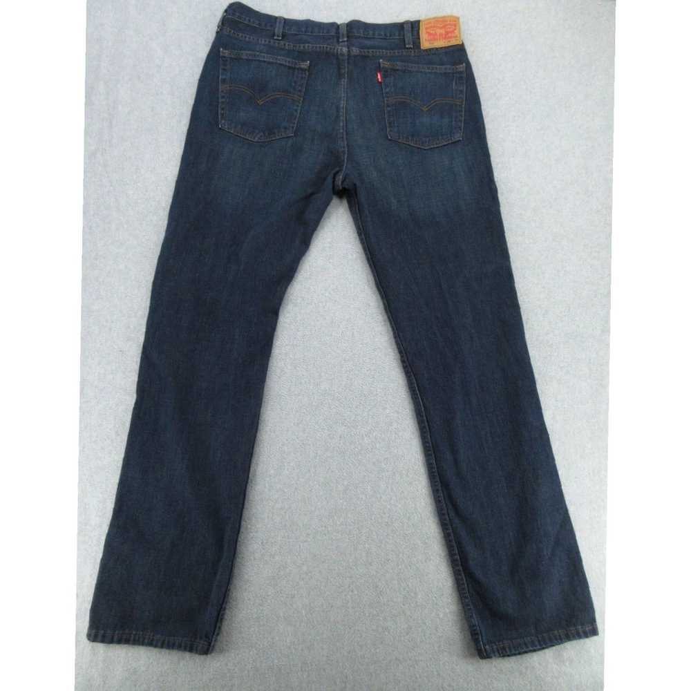 Levi's Mens Dark Wash Blue Denim Straight Fit 514… - image 5