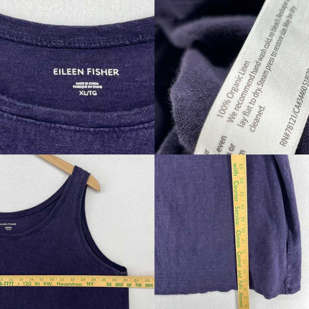 Eileen Fisher Soft Blue Organic Cotton Slub Jerse… - image 8