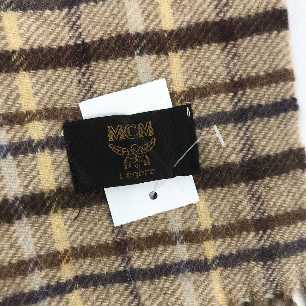 MCM × Vintage Vintage 90s MCM Scarf Muffler Wool … - image 3