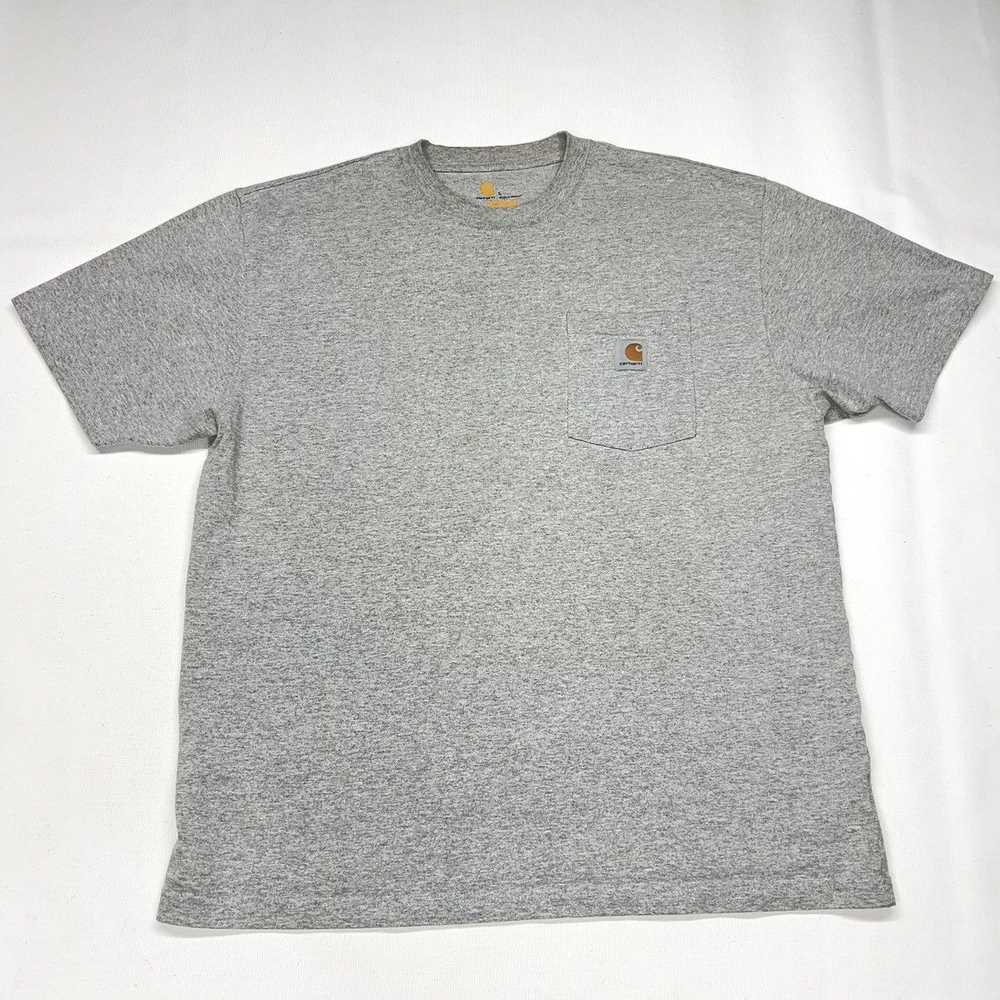 Carhartt × Streetwear Carhartt Tee Shirt Grey Ori… - image 1