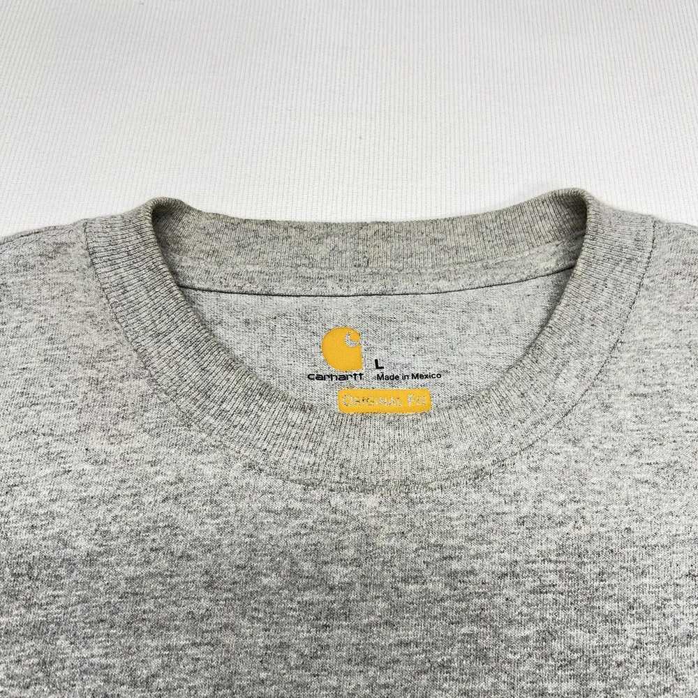 Carhartt × Streetwear Carhartt Tee Shirt Grey Ori… - image 5