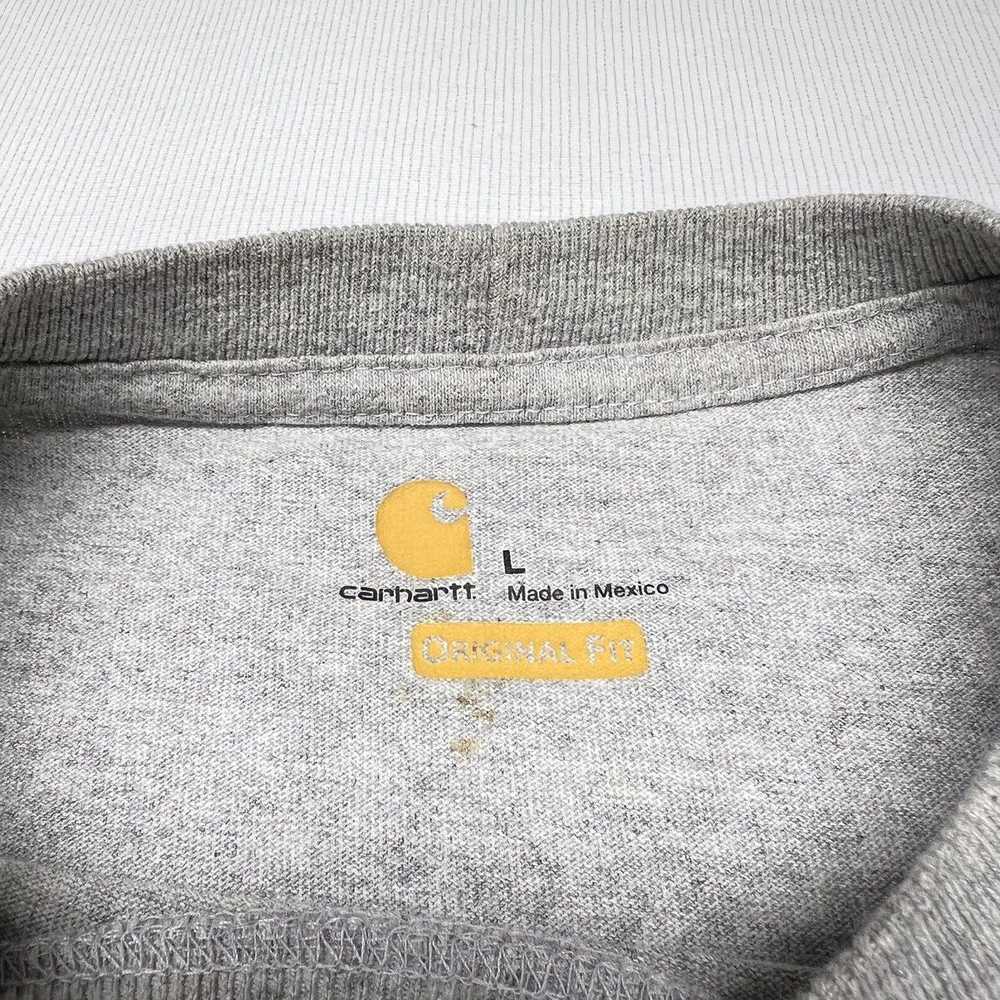 Carhartt × Streetwear Carhartt Tee Shirt Grey Ori… - image 6