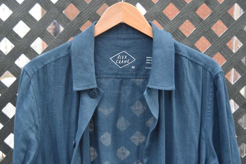 Alex Crane Alex Crane linen Kite Jacket chore coa… - image 2