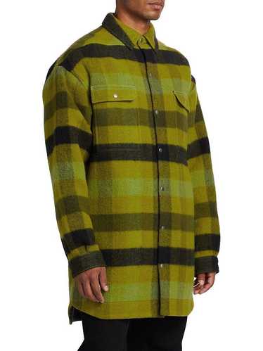 Rick Owens FW23 Jumbo Acid Plaid Overshirt