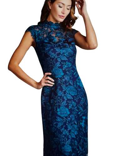 Tadashi Shoji QARA Embroidered Gown NWT Size 12