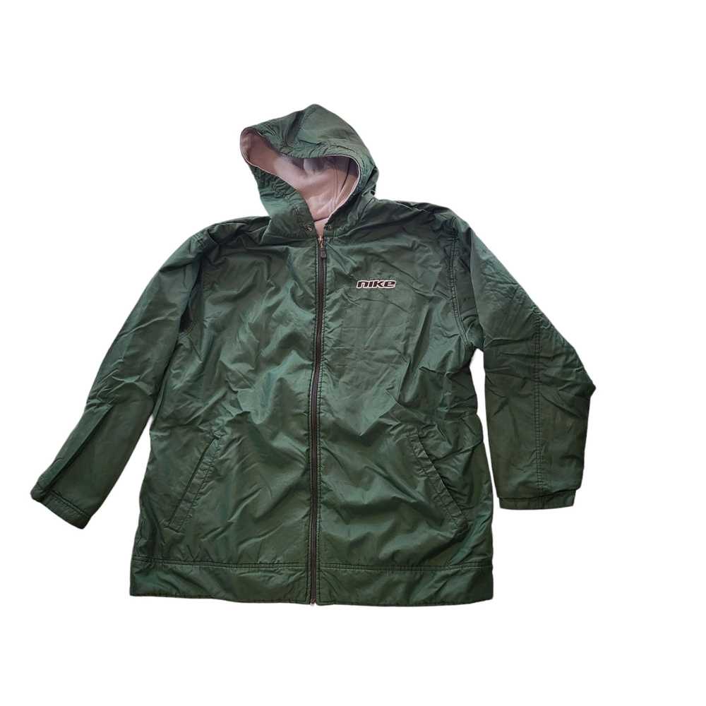 Nike Vintage Nike Reversible Hooded Stadium Coat … - image 1