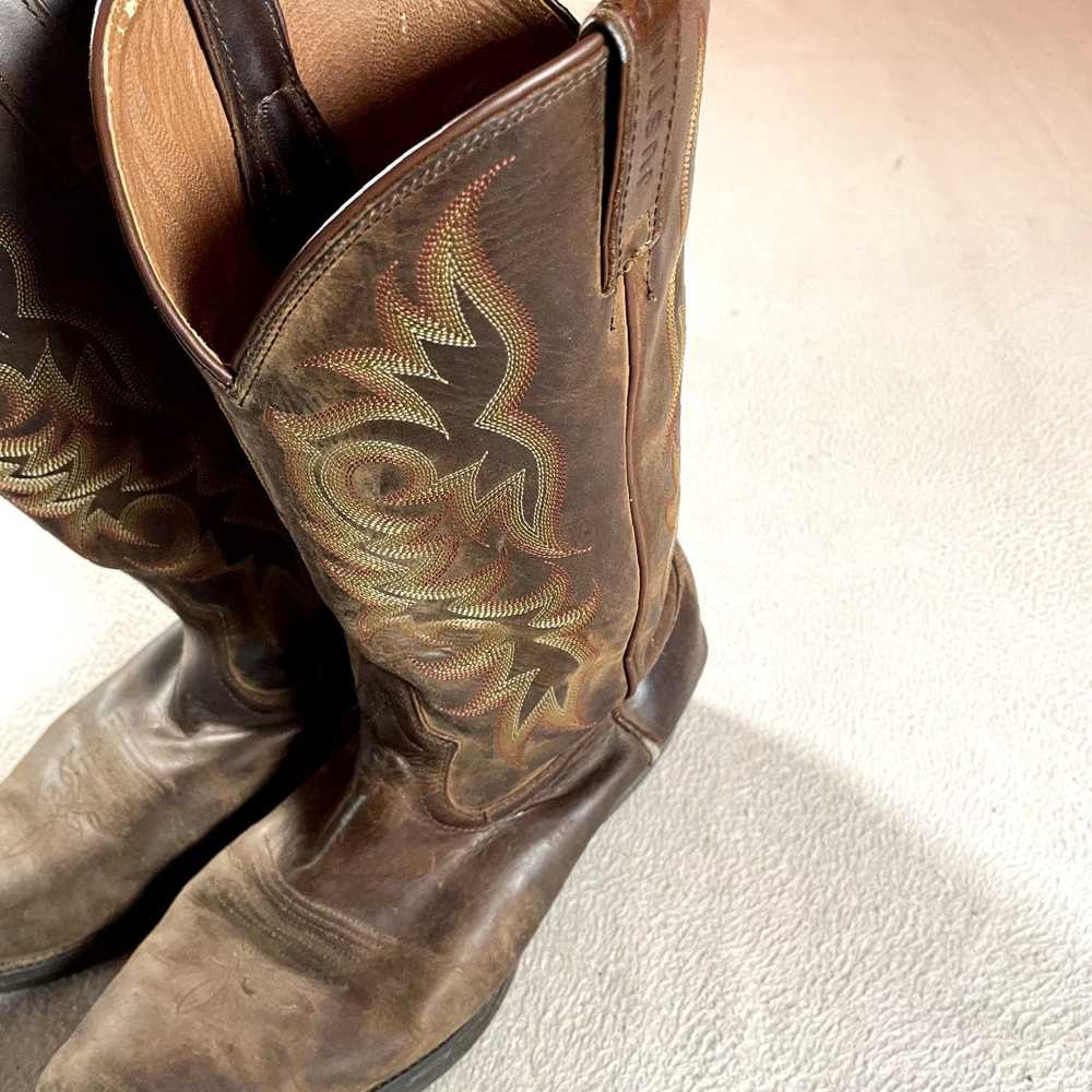 Justin Boots Western Ranch Cowboy Boots by Justin… - image 3