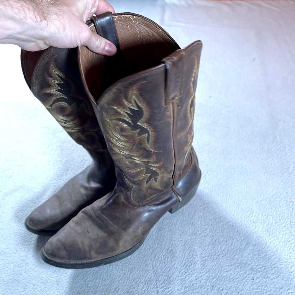 Justin Boots Western Ranch Cowboy Boots by Justin… - image 5