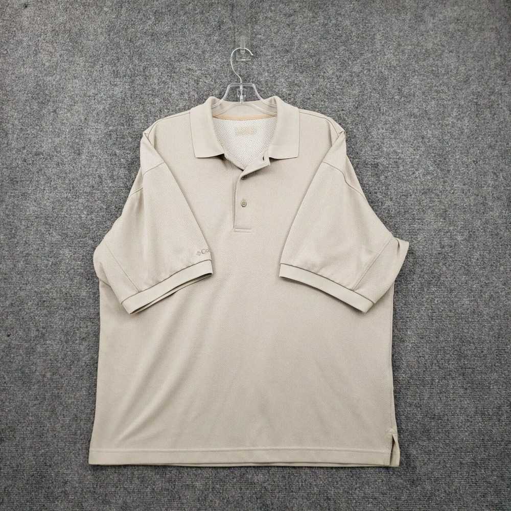 Vintage Columbia PFG Polo Shirt Mens XL Beige Ven… - image 1