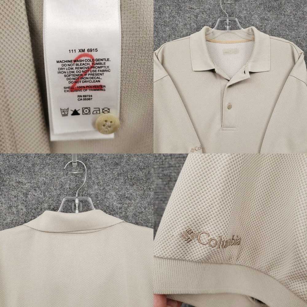 Vintage Columbia PFG Polo Shirt Mens XL Beige Ven… - image 4