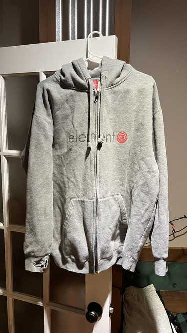 Element × Streetwear × Vintage Grey element zip up