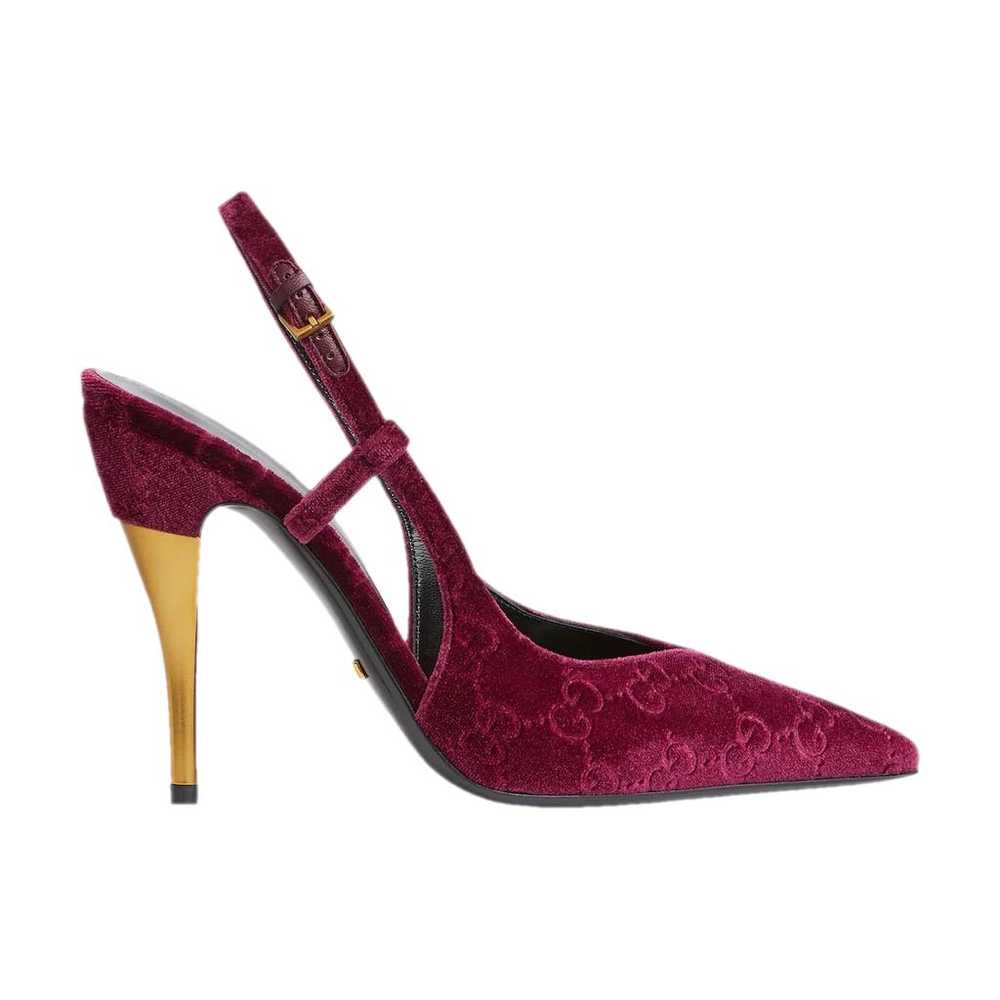 Gucci Velvet heels - image 1