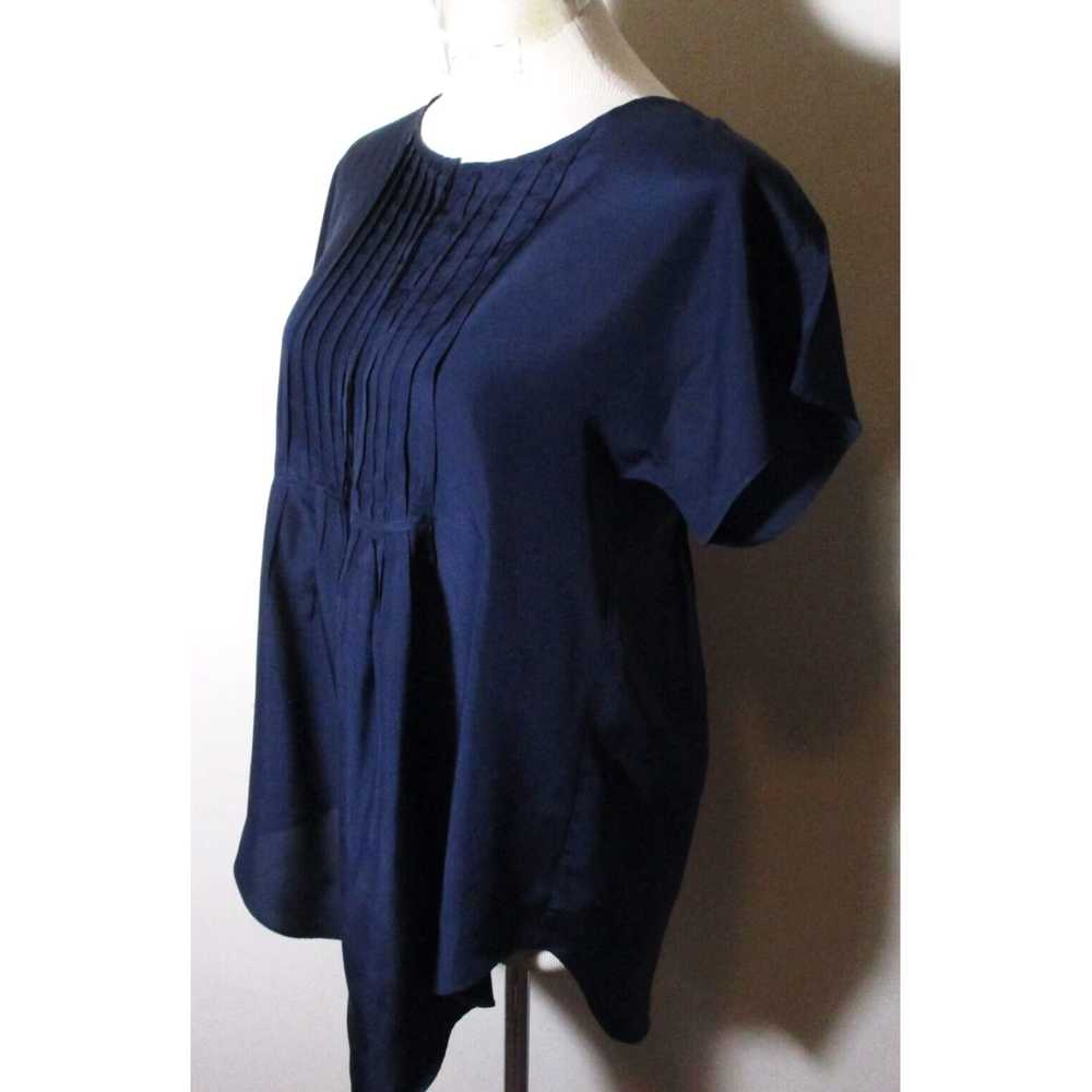 Vintage Blue Silk Calypso St Barth Elegant Women … - image 4