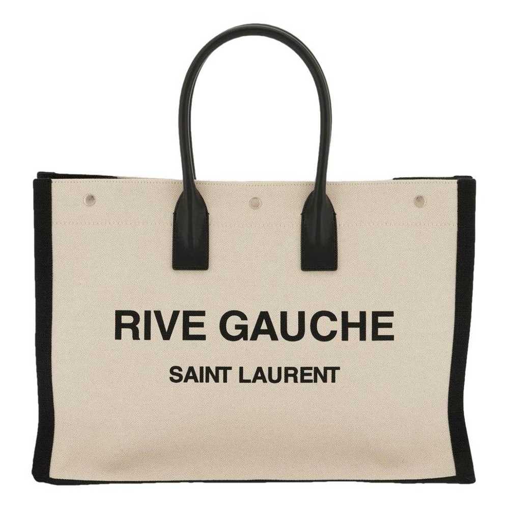 Saint Laurent Rive Gauche leather tote - image 1