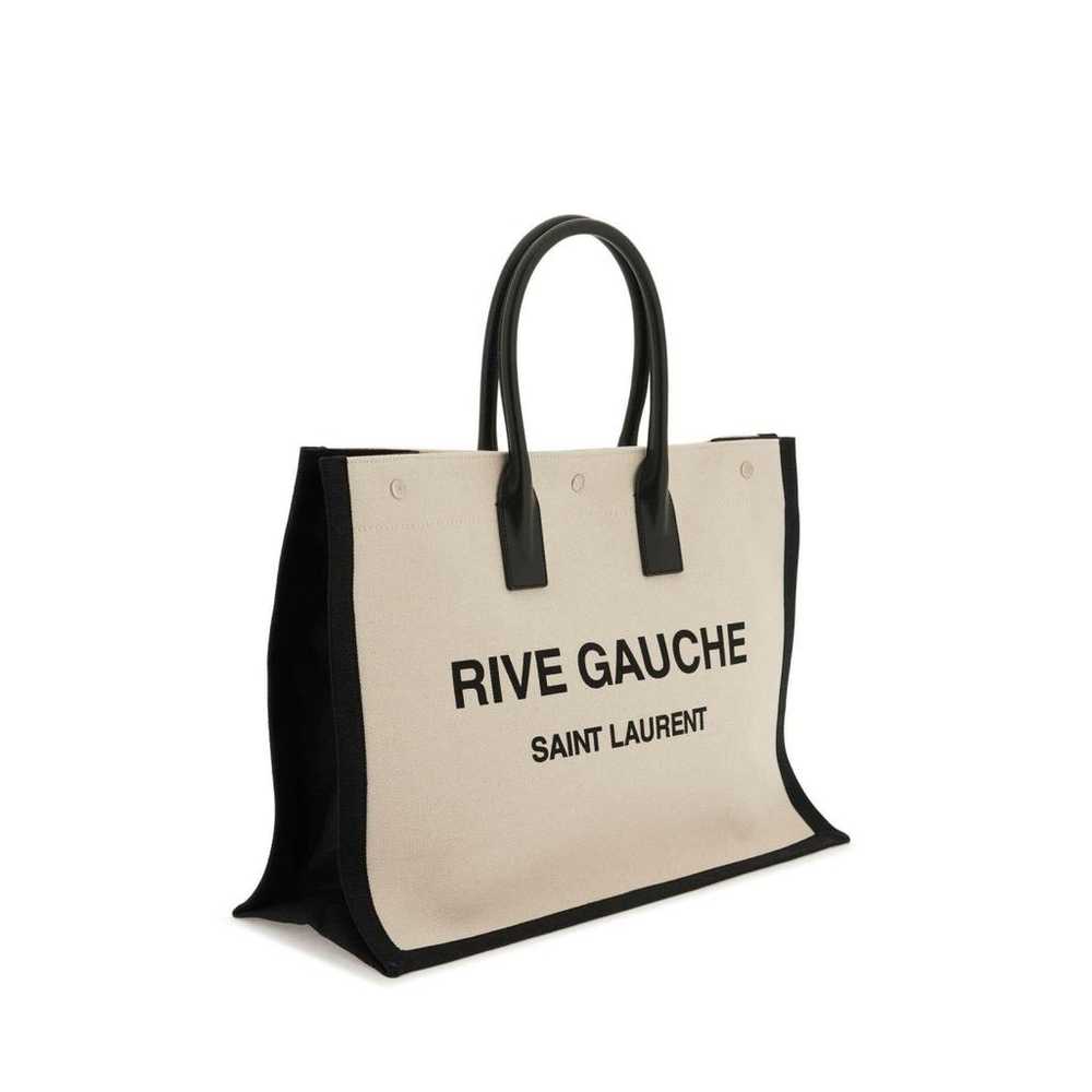 Saint Laurent Rive Gauche leather tote - image 2