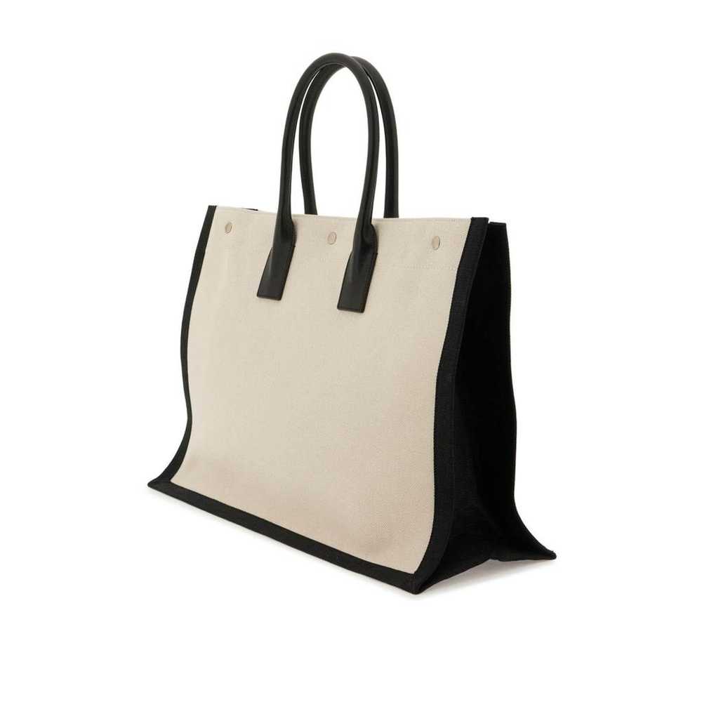 Saint Laurent Rive Gauche leather tote - image 3