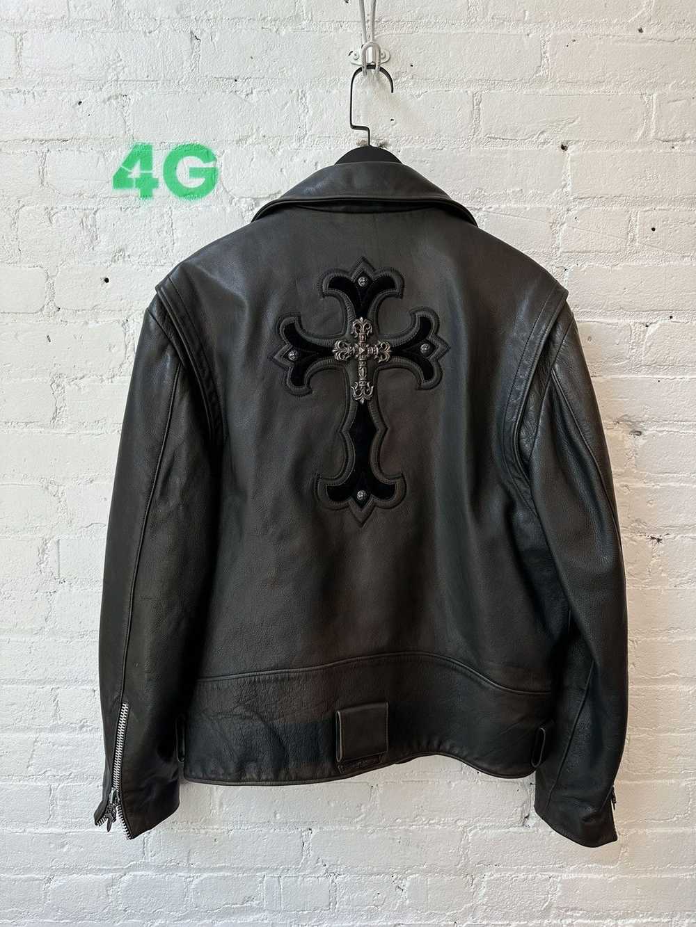 Chrome Hearts CHROME HEARTS 90’S LEATHER JACKET S… - image 1