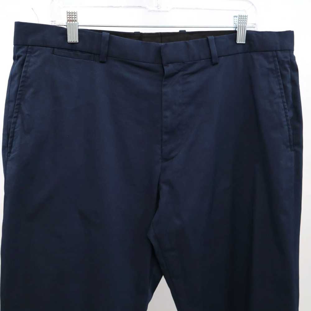 Theory Navy Blue Cotton Stretch Cropped Fit Chino… - image 2