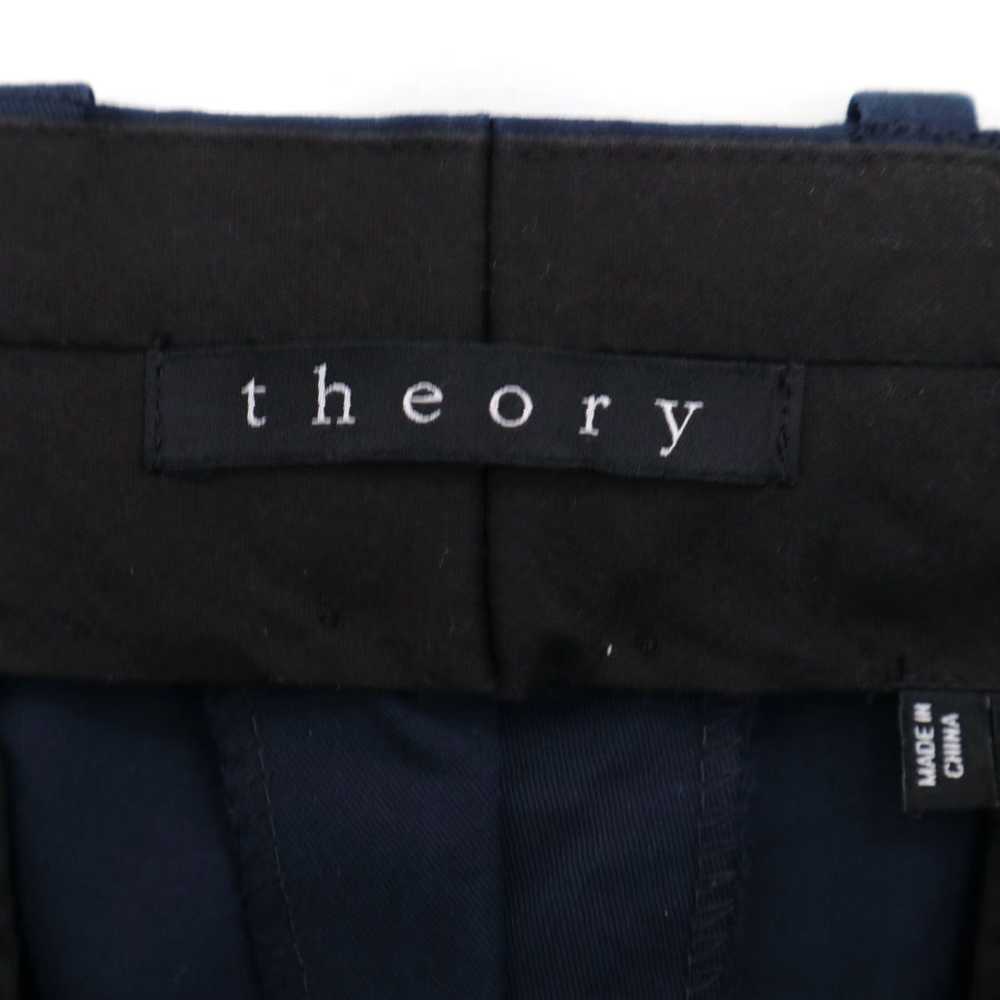 Theory Navy Blue Cotton Stretch Cropped Fit Chino… - image 3