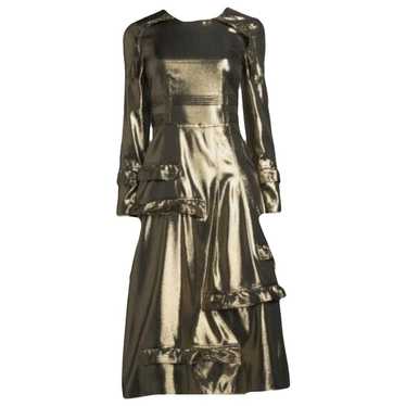 Burberry Silk mid-length dress - image 1