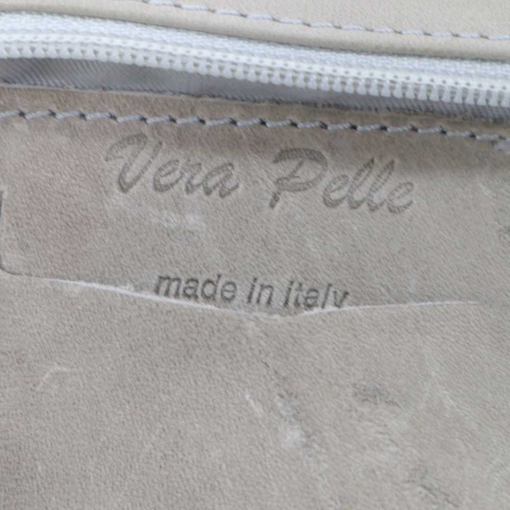 Vera Pelle Authentic Italian Leather Gray Beige S… - image 3