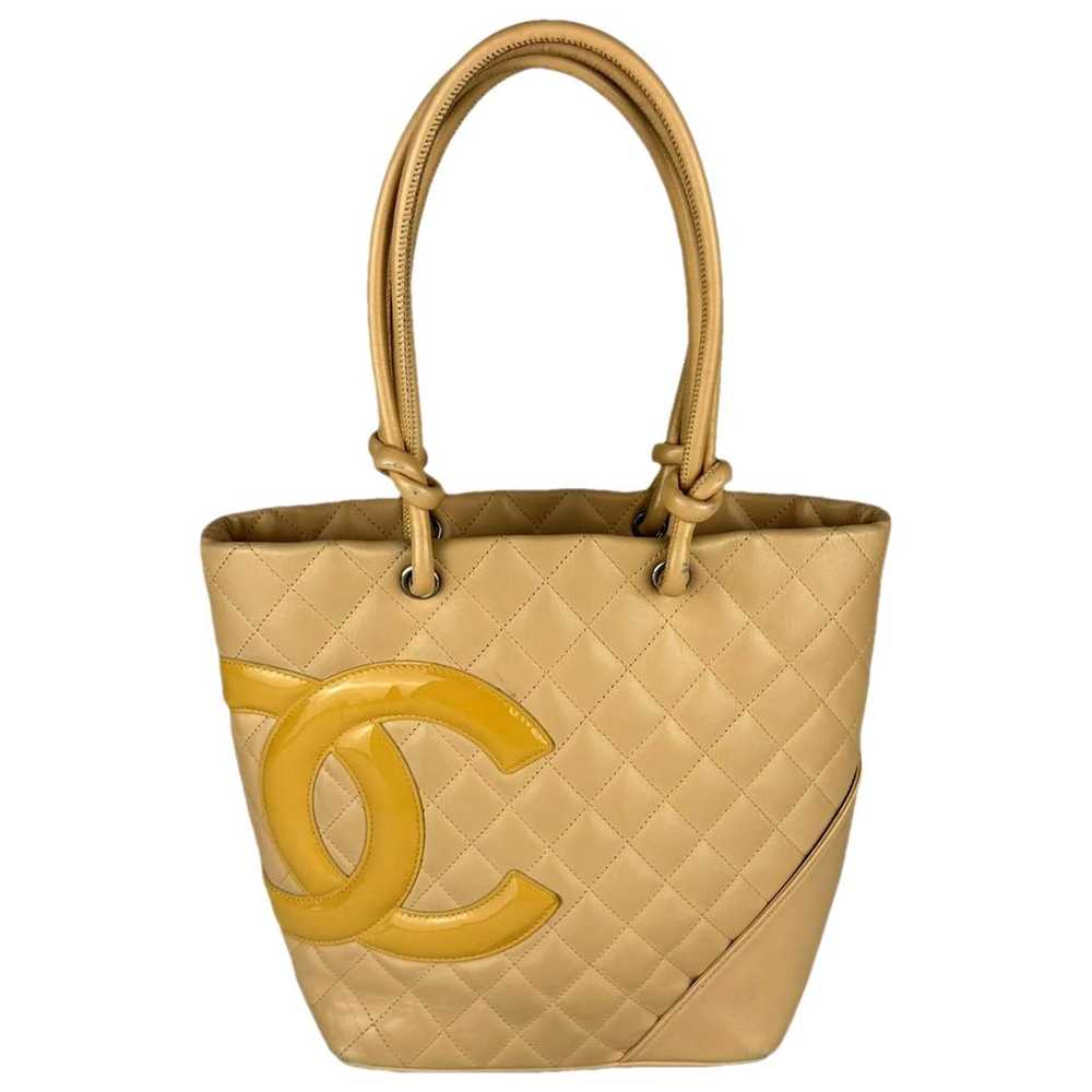 Chanel Cambon Small Rectangle leather tote - image 1