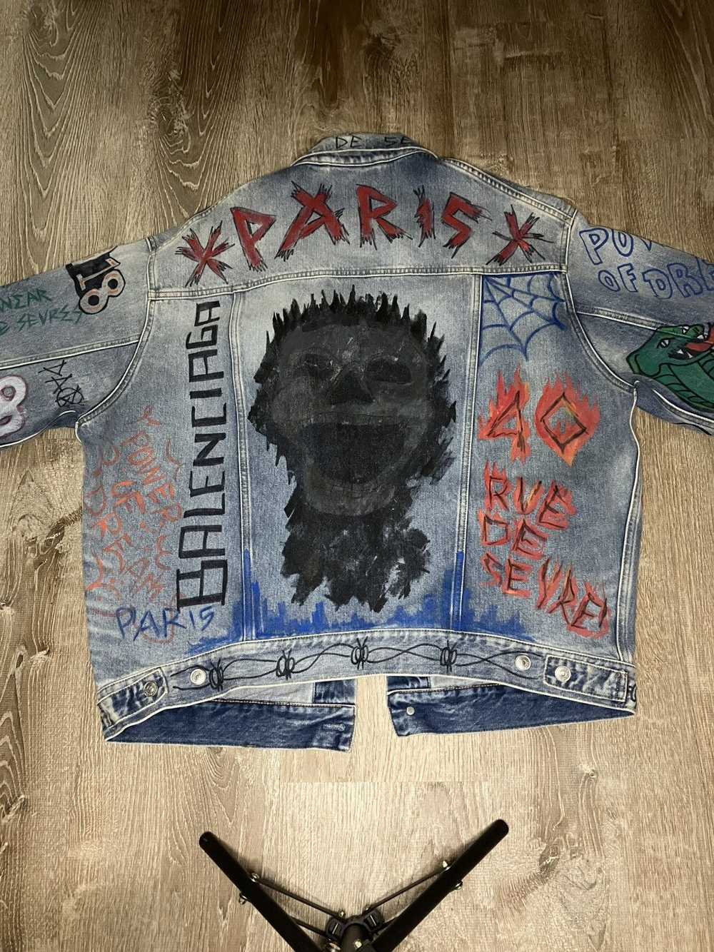 Balenciaga Balenciaga Paris Denim Jacket - image 2