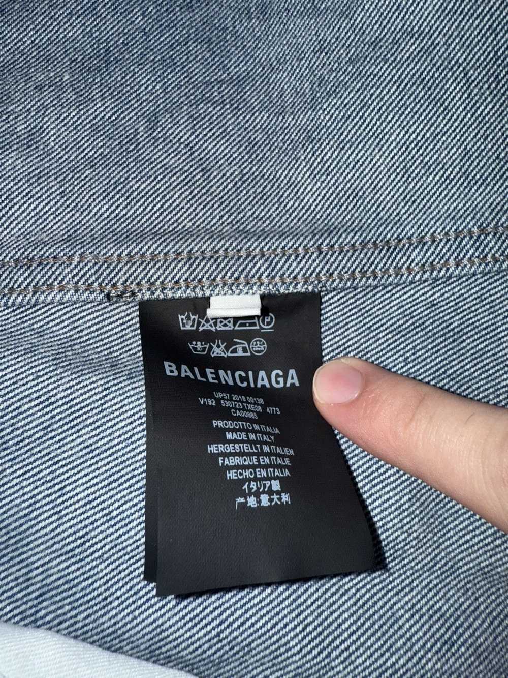 Balenciaga Balenciaga Paris Denim Jacket - image 6