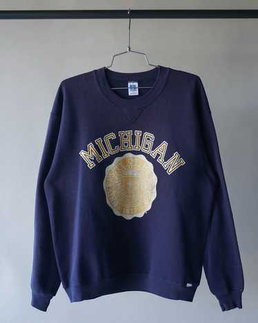 80's Russell Michigan Sweatshirt - Large