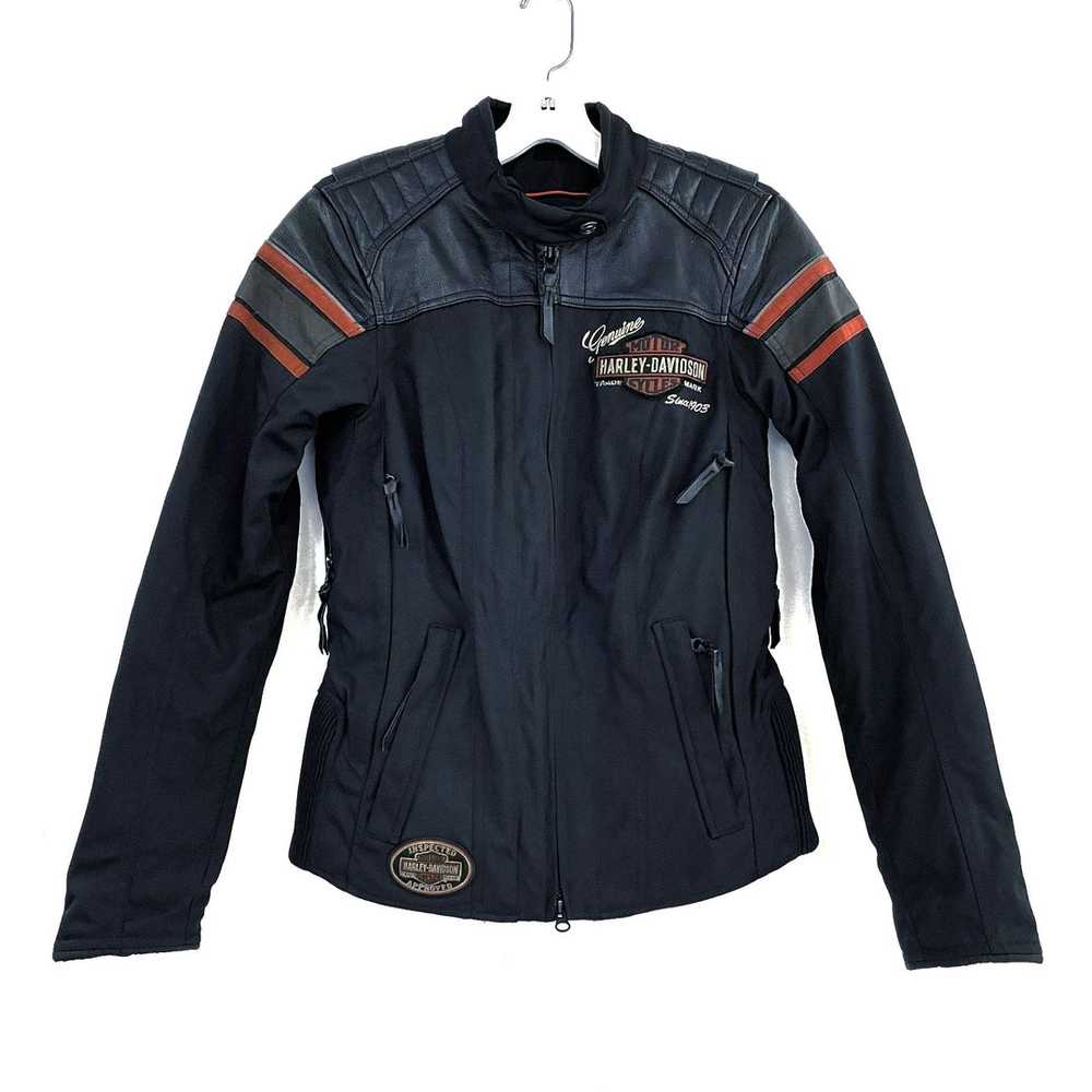 Wmns HARLEY DAVIDSON Leather Embroidered Motorcyc… - image 1