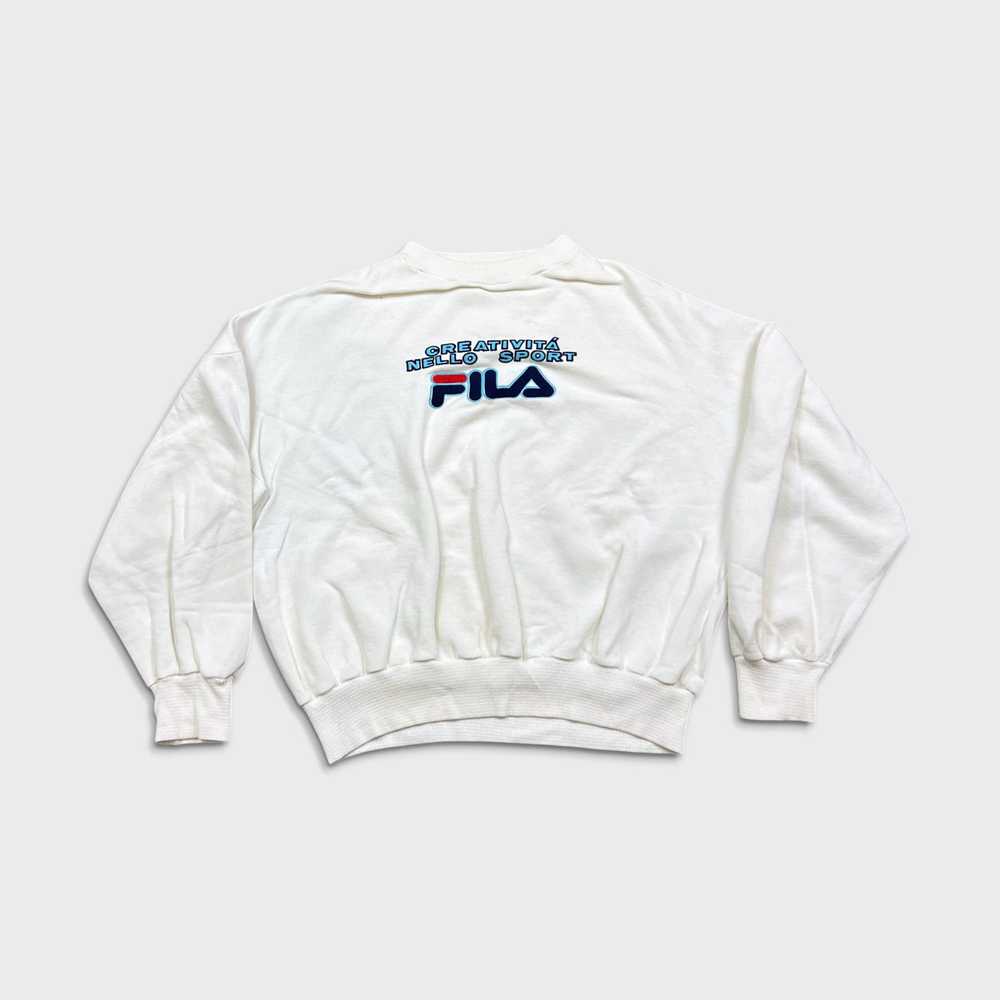 Fila × Streetwear × Vintage VTG Fila Sweatshirt S… - image 1