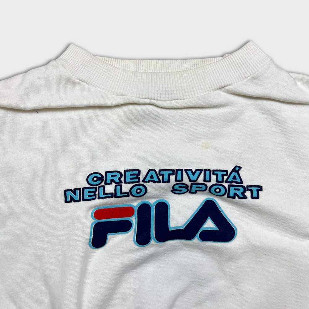 Fila × Streetwear × Vintage VTG Fila Sweatshirt S… - image 2