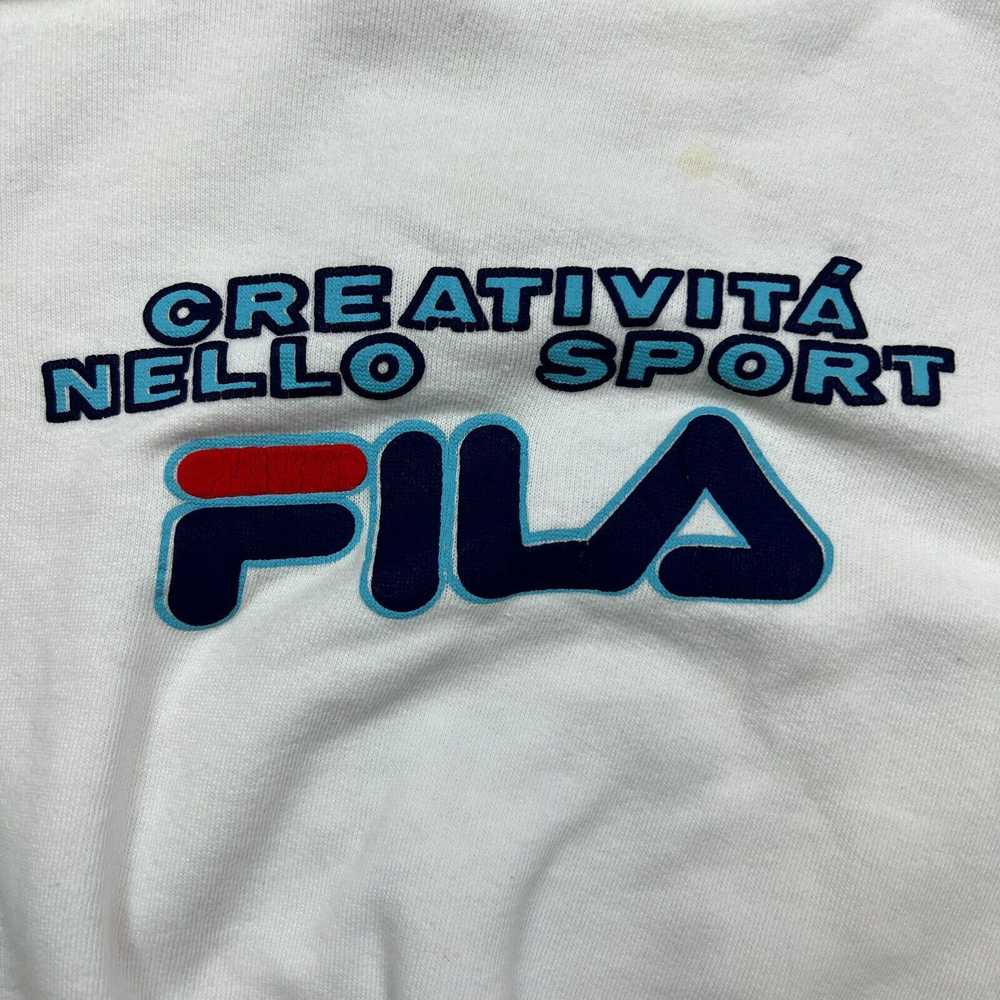 Fila × Streetwear × Vintage VTG Fila Sweatshirt S… - image 3