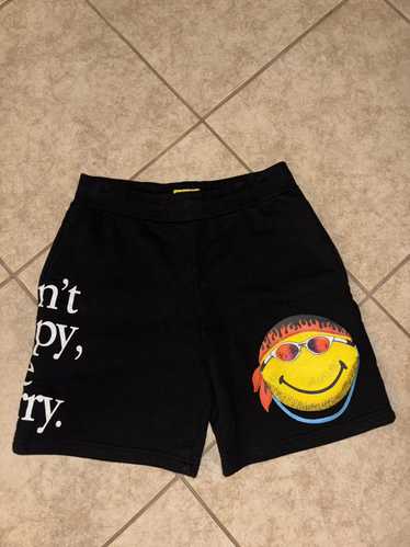 Chinatown Market popular x Smiley Men's Black Big Smiley Graphic Sweat Shorts Size Med