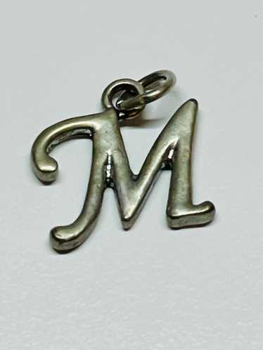 Sterling Silver “M” Charm