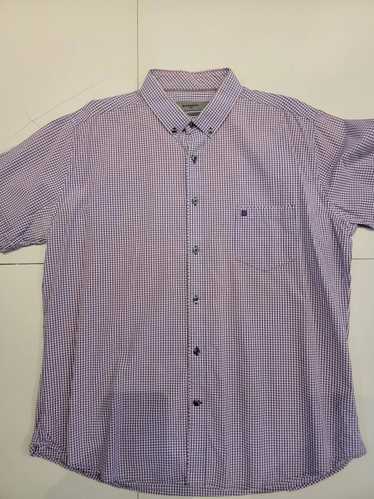 Givenchy Givenchy Purple Checked Button Up Shirt S