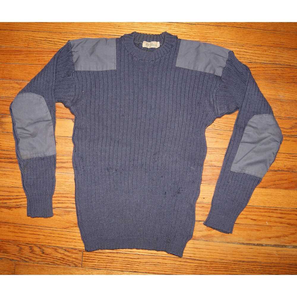 L.L. Bean VTG LL Bean Wool Sweater Made England E… - image 1