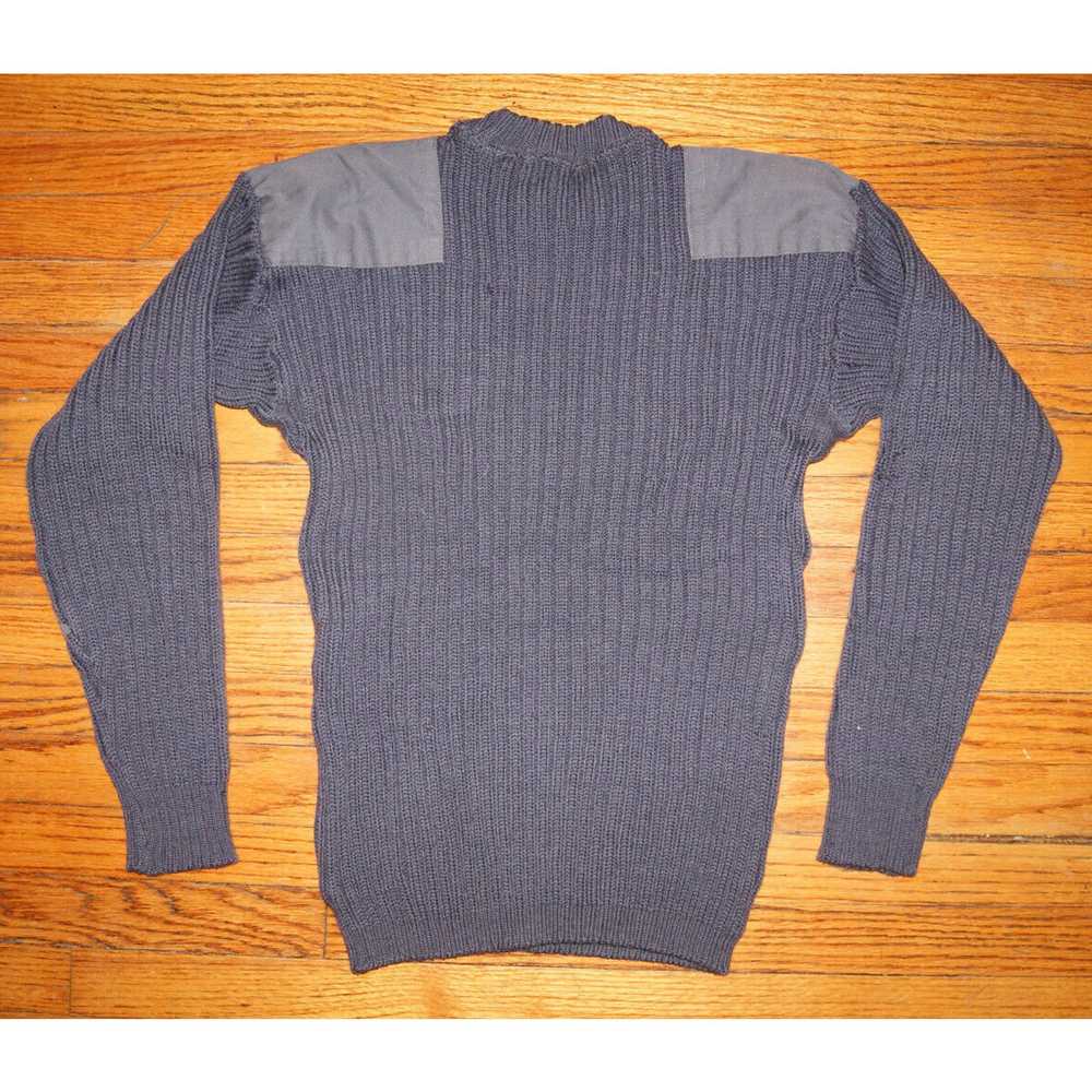 L.L. Bean VTG LL Bean Wool Sweater Made England E… - image 4